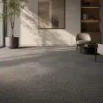 Grey carpet tiles in an office lounge